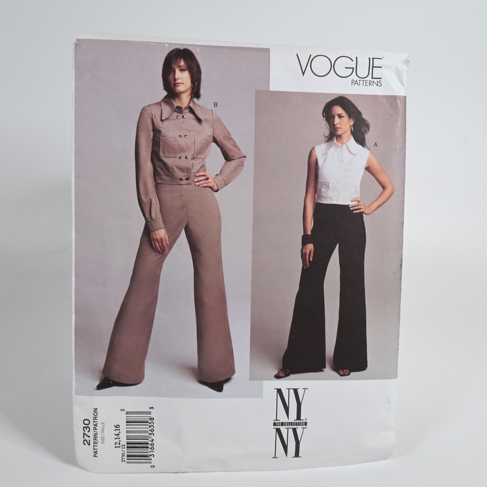 Vogue 2730 NY The Collection Pattern Misses 12-16 Uncut Factory Folded